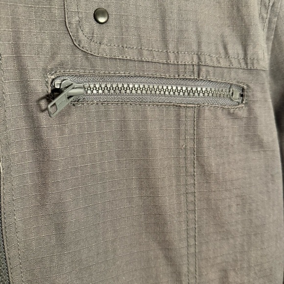 American Rag Men’s Dark Gray 100% Cotton Hooded Jacket Size Medium - Picture 6 of 13